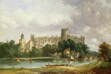 Schloss Windsor: von der Themse
